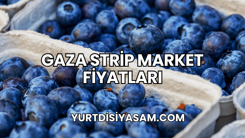 Gaza Strip Market Fiyatları