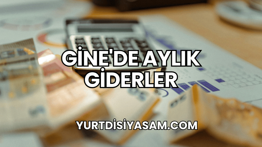 Gine'de Aylık Giderler