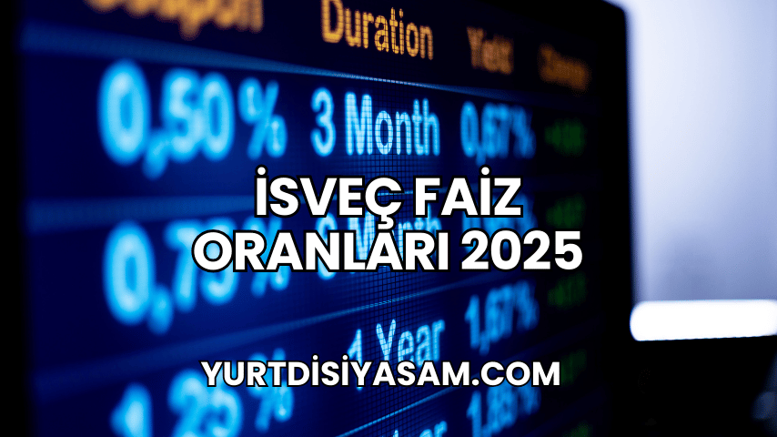 İsveç Faiz Oranları 2025