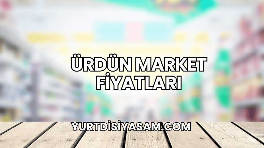 Ürdün Market Fiyatları