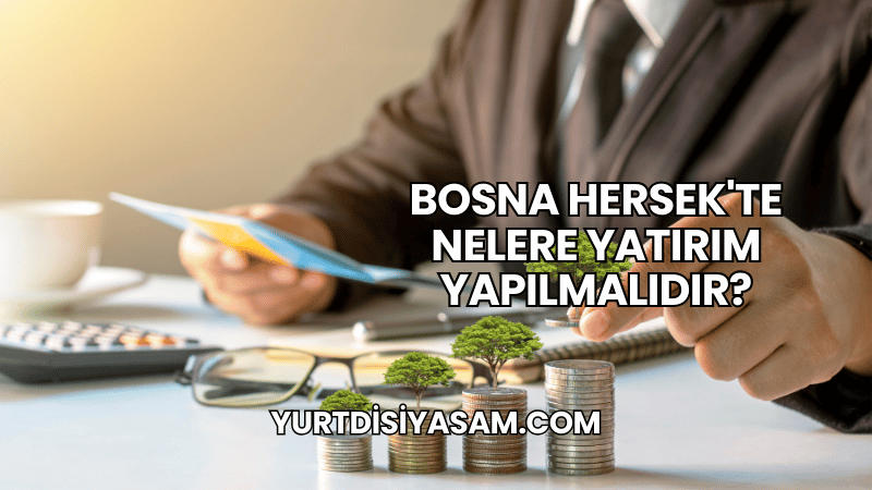 Bosna Hersek'te Nelere Yatırım Yapılmalıdır?